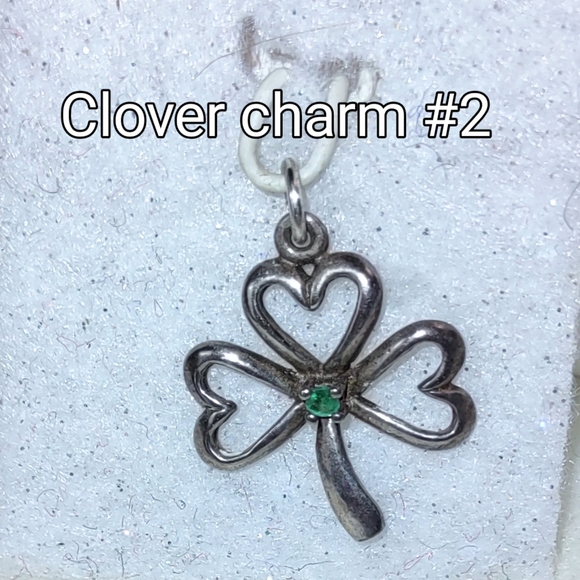 3 Leaf Clover Silver Pendant - Picture 10 of 15